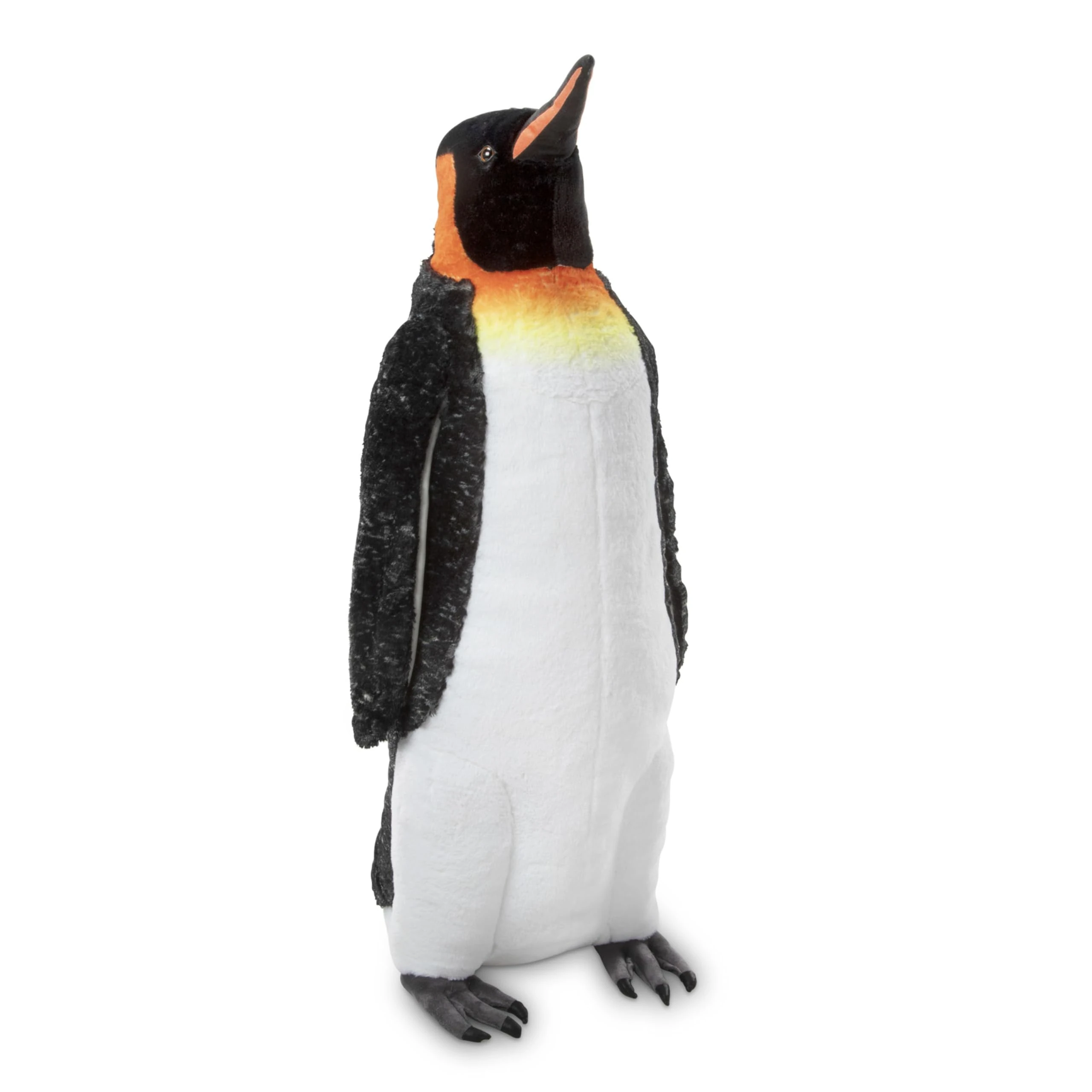 Melissa & Doug Giant Emperor Penguin Plush Stuffed Animal (Lifelike, 3.4 Feet Tall), Multi