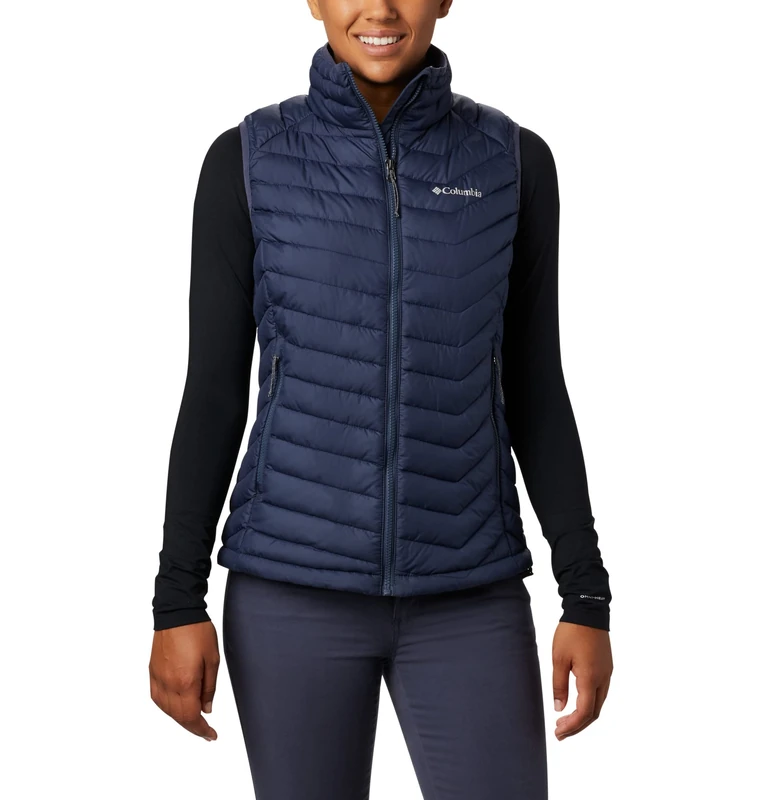 Columbia Women's Powder Lite Vest, Puffer Vest Body Warmer, Nocturnal, Size S