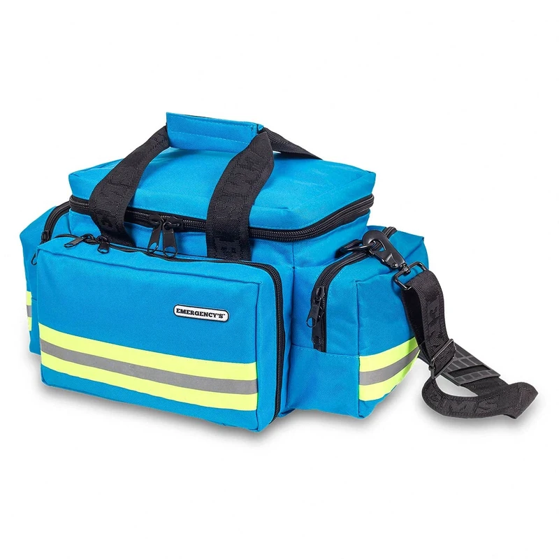 Elite Bags Emergency Bag, Lightweight and Strong, Reflective and Multiple Pockets, Sky Blue - Image 1