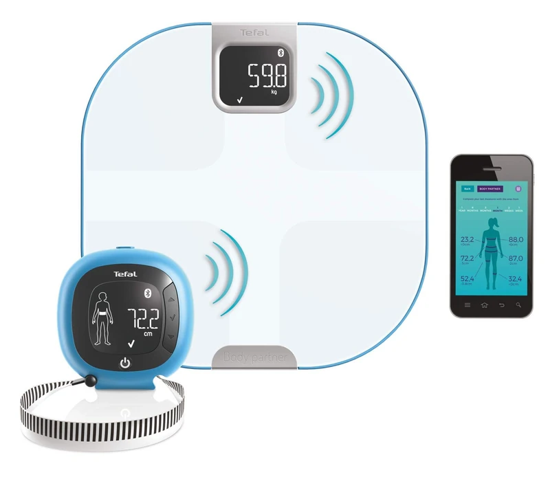 TEFAL Body Partner YD3094S1 Health Kit Compatible with Google Fit Sports and Nutritional Coaching