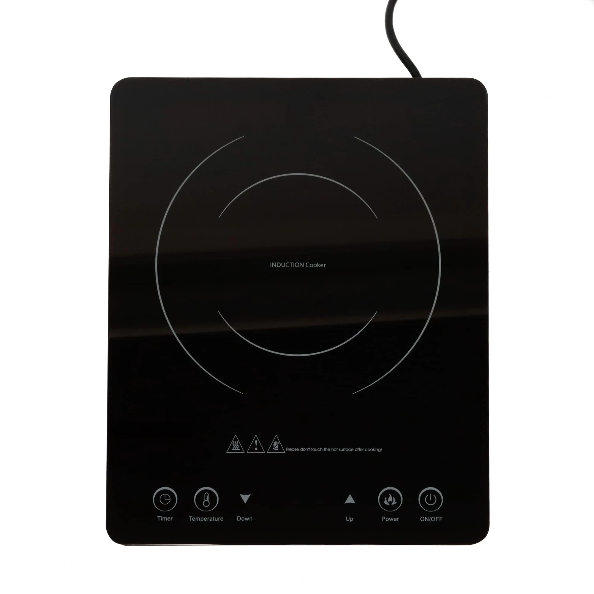 Leisurewize – 230v UK Plug Portable Induction Hob | Adjustable Wattage Settings | Tempered Glass | 60°c to 270°c | Automatic Shut Off | Adjustable Time Settings | LW613