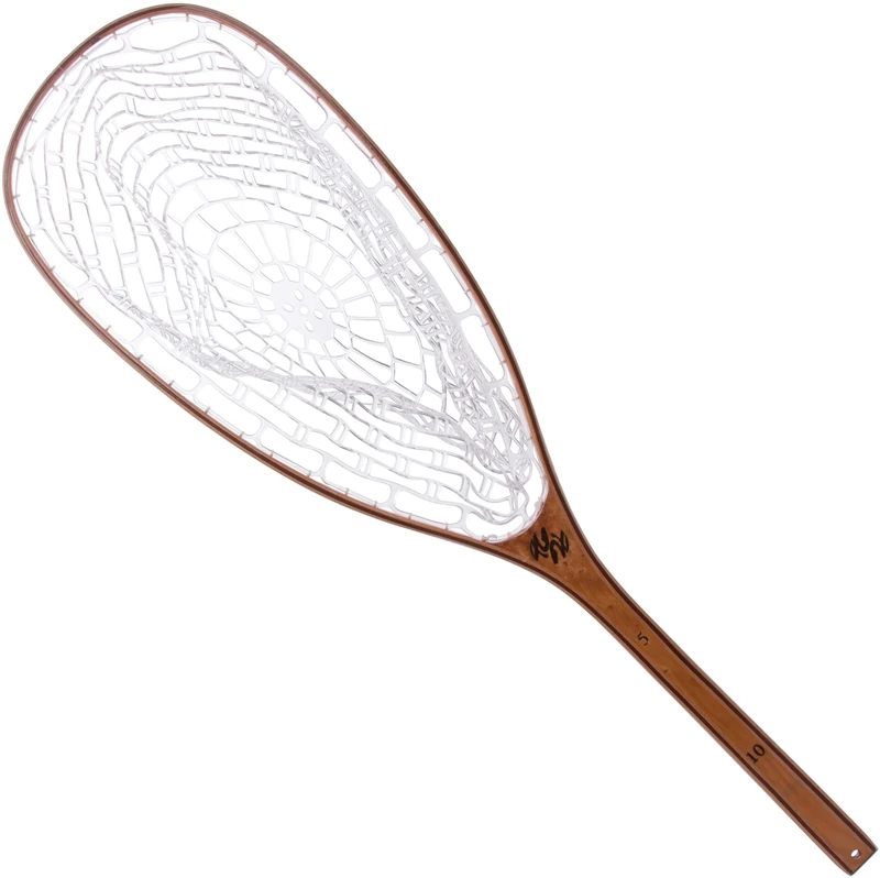 Trademark Innovations 35.2" Fly Fishing Fish-Safe Wood with Rubber Net (Birch Wood)