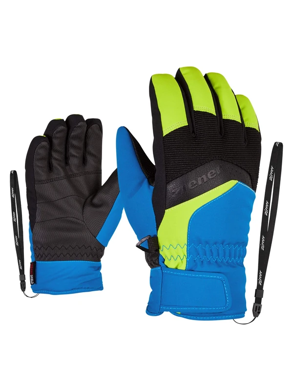 Ziener Boys' Labino AS(R) Glove Junior Ski Gloves Winter Sports Waterproof Breathable Persian Blue 6