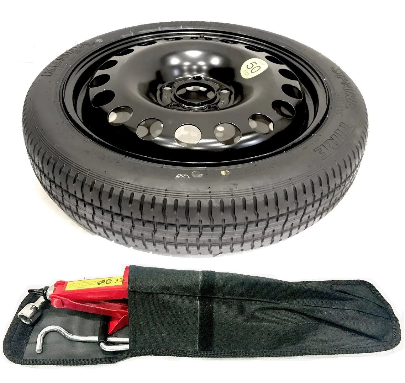 TheWheelShop 18" SPACE SAVER SPARE WHEEL AND TYRE & TOOL KIT COMPATIBLE WITH XC40 (2017-PRESENT DAY)