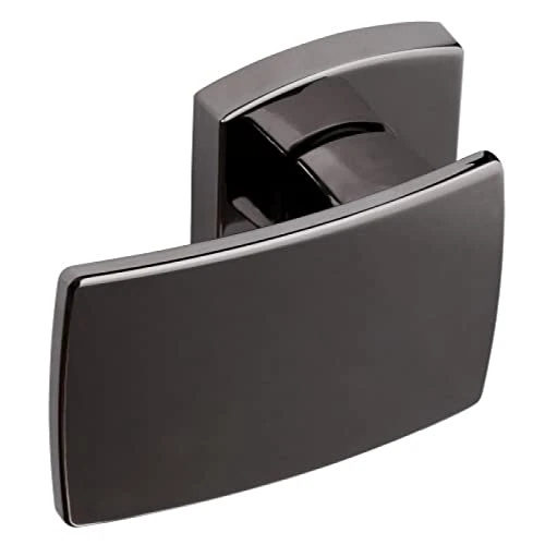 Vachette MUZE Door Handle Set on Rosette - Key Version I for Landing Door - Easy to Install - Zamak - Invisible External Screws - Chrome Velvet