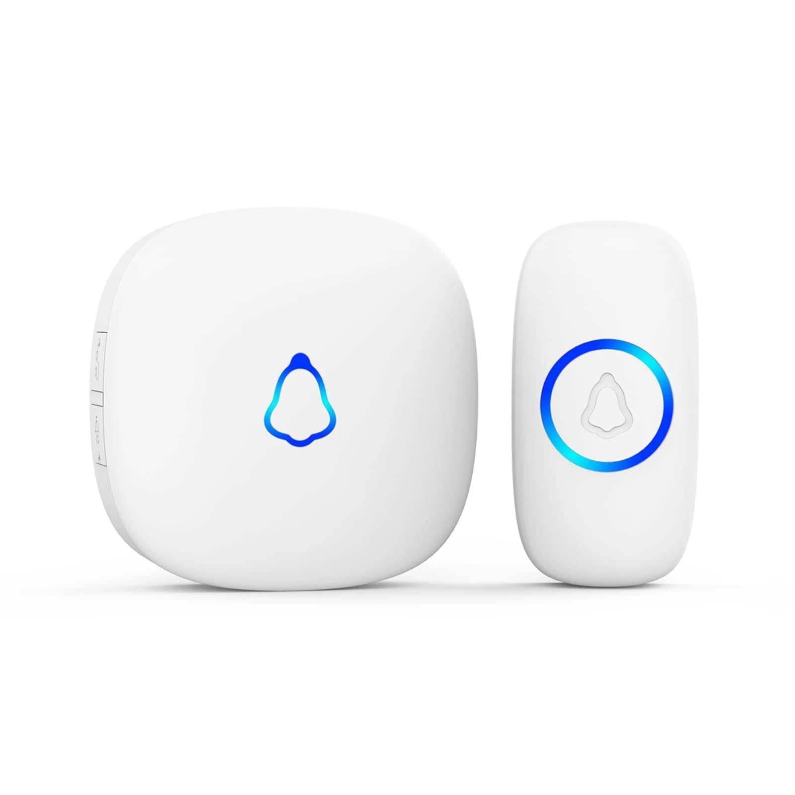 SECRUI Wireless Doorbell, Plug in Waterproof Operating at 1,000 Feet Long Range Cordless Battery Operated Doorbell with 58 Chimes 5 Volume Levels LED Light Easy Install for Home, School, Office-White