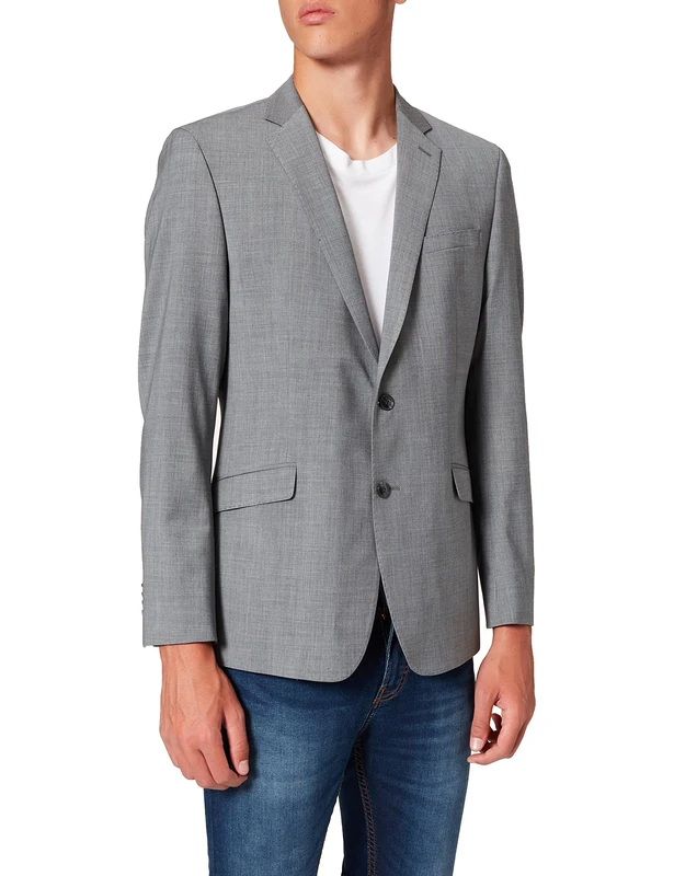 Strellson Premium Men's Allen Suit Jacket, Grey (Grad 035), 24 (Size: 50)