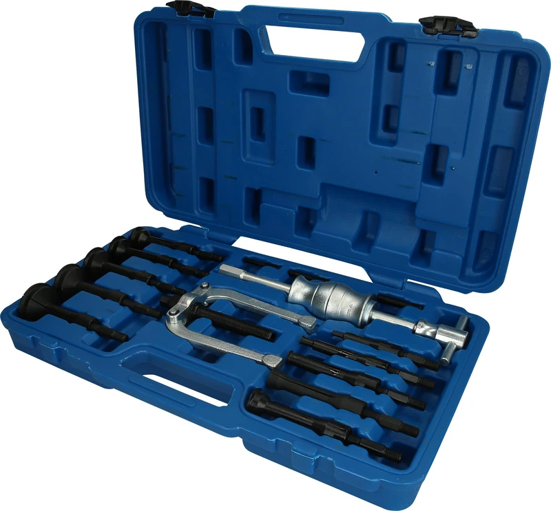 BRILLIANT TOOLS BT631150 Bottom Hole Bearing Puller Set | 16 Pieces [Powered by KS Tools]