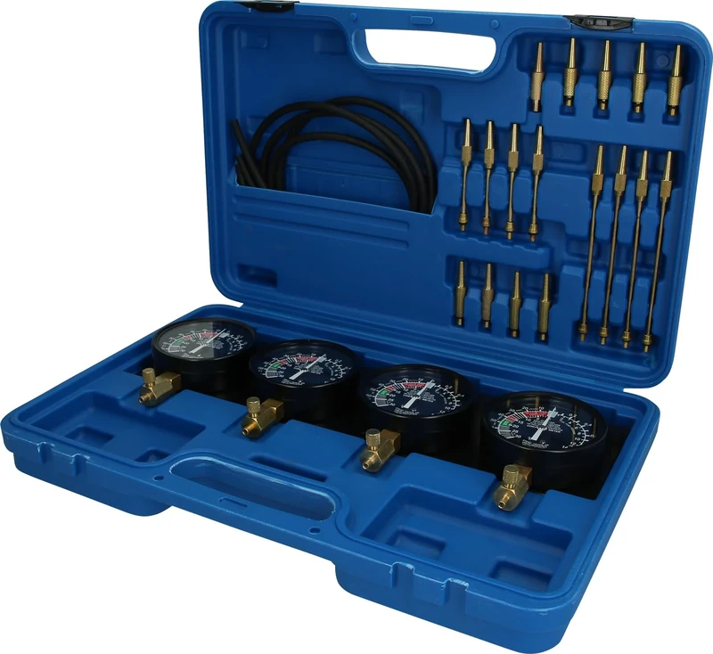 BRILLIANT TOOLS BT581200 Synchronous Carburettor Tester with 4 Sync Ehrone Watches 26 Pieces [Powered by KS Tools]
