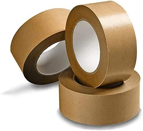 indigo® Premium Brown Framers Tape - Self Adhesive Picture Framing Masking Backing Packaging Tape (3 x 36mm x 50m)