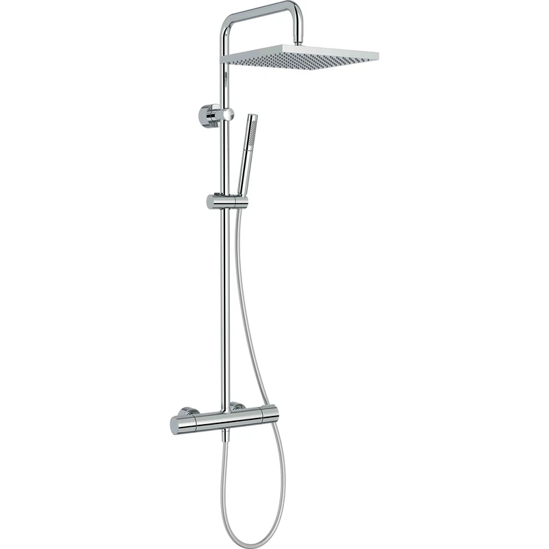 Jacob Delafon E32850-CP Colonne_de_Douche_Parent Brigitte Thermostatic Shower Column, Chrome
