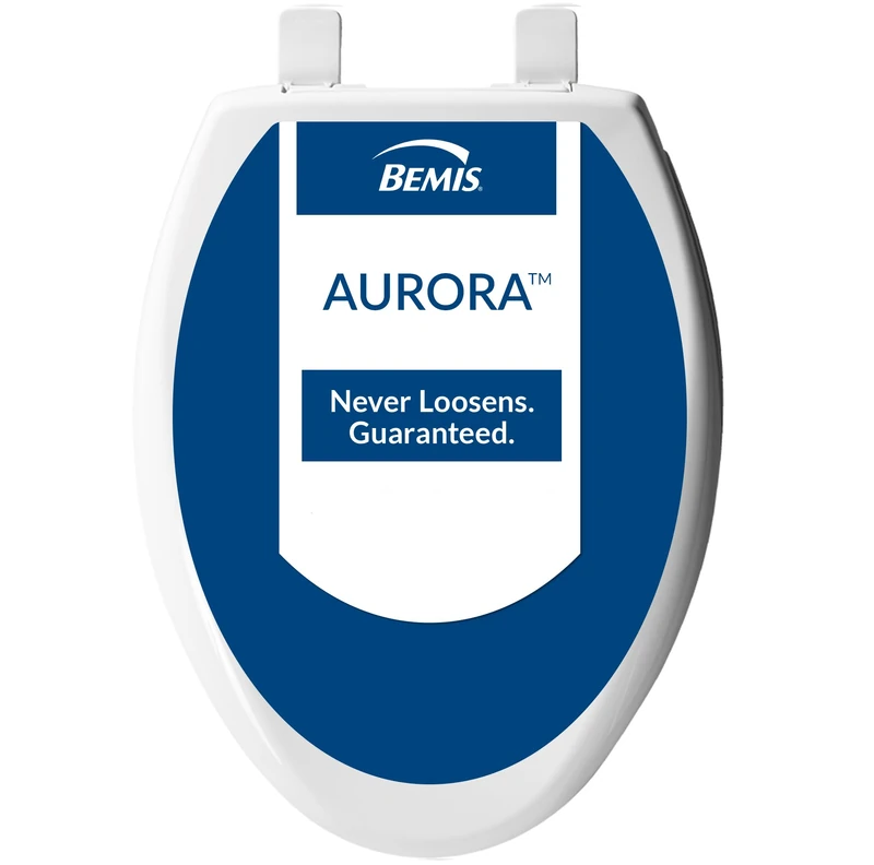 Bemis 1200E4 Elongated Toilet Seat - Slow-Close White