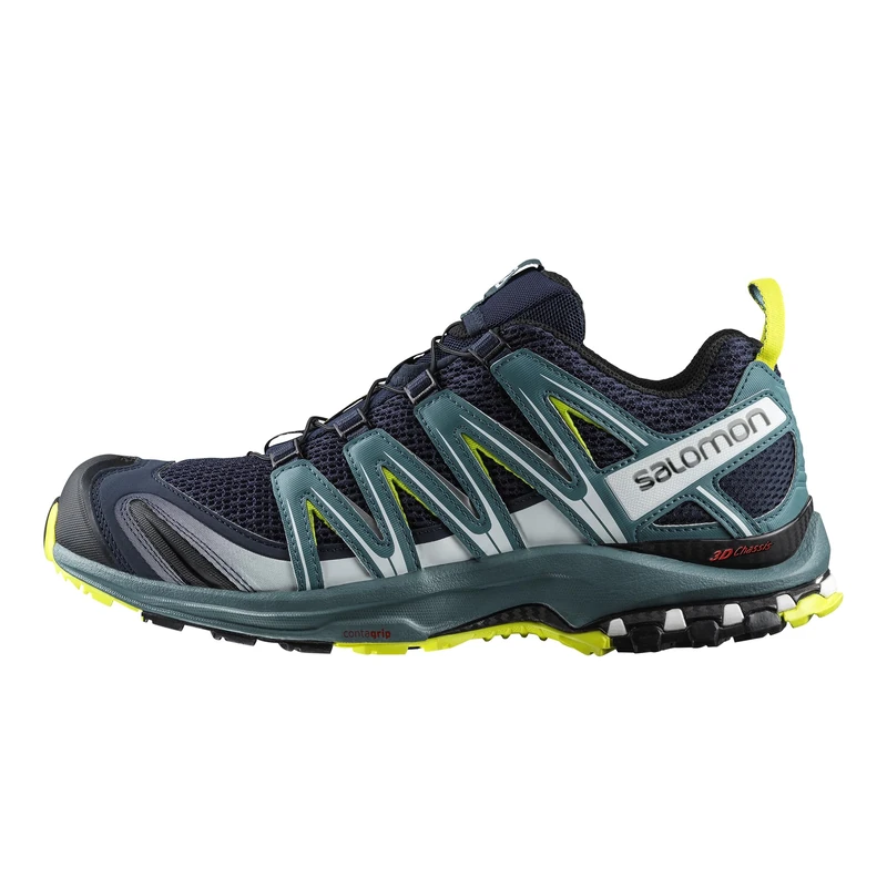 Salomon Xa Pro 3D, Men’s Trail Running Shoes, Blue (Navy Blazer/Hydro./Evening Primrose Navy Blazer/Hydro./Evening Primrose), 8.5 (42 2/3 EU)))