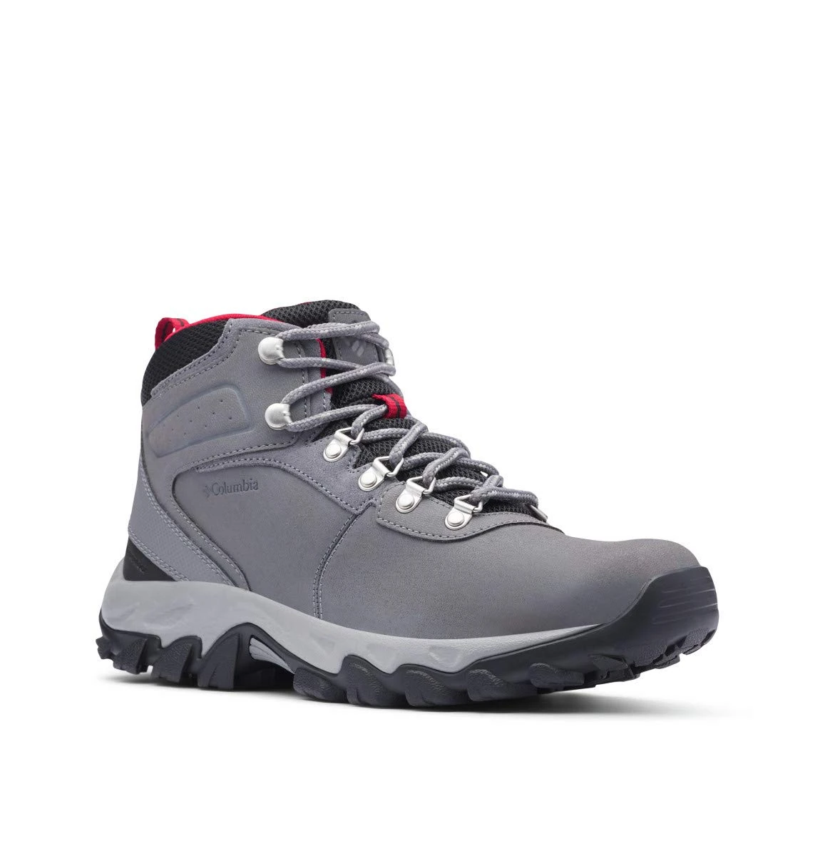 Columbia Men's Newton Ridge Plus Ii Waterproof Hiking Shoe, Ti Grey Steel, Rocket, 9.5 UK