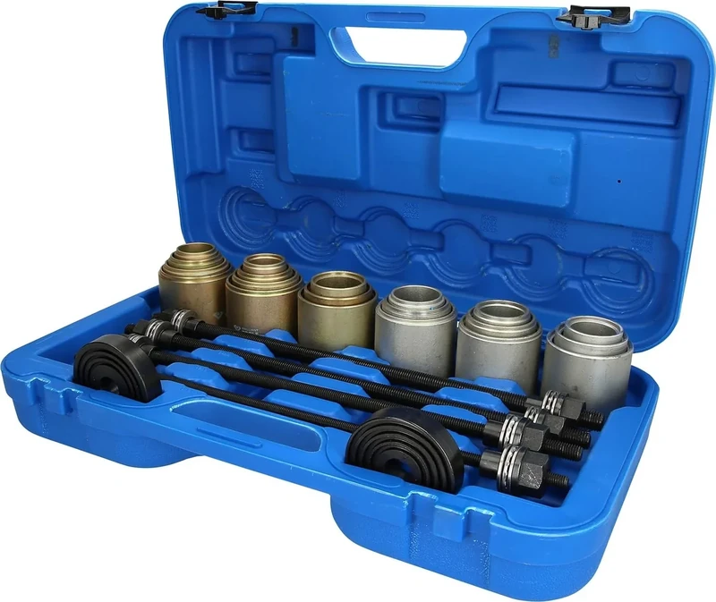 BRILLIANT TOOLS BT672450 Pull and Pressure Sleeve Set with 4 Spindles, 26 Pieces [Powered by KS Tools]