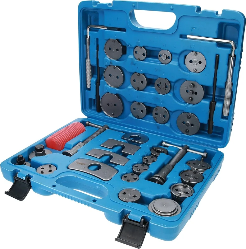 BRILLIANT TOOLS BT701050 Universal Brake Piston Reset Tool Set 41 Pieces [Powered by KS Tools]