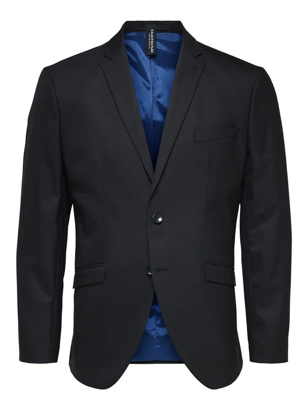 SELECTED HOMME Men's Slhslim-mylostate BLZ B Noos Blazer, Black (Black Black), 94