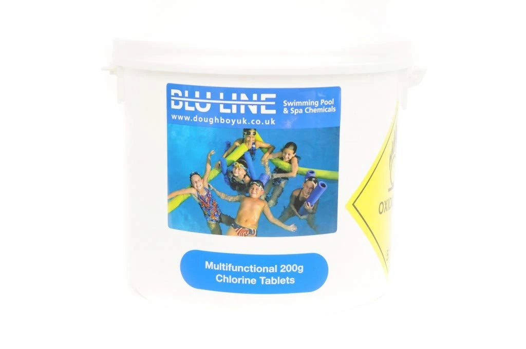 5 kg Multifunctional 200g large chlorine tablets for swimming pools