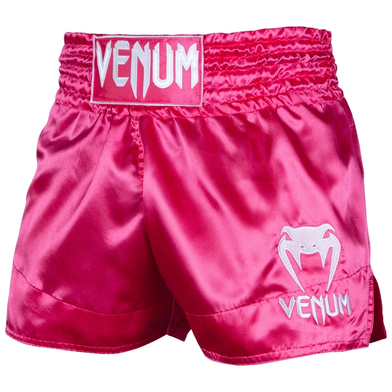 Venum, Classic Muay Thai Shorts, Men's, XL, Pink/White