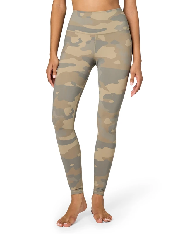 Alo Women's High Waist Vapor Legging Pants, Putty Camouflage, XXS - Image 1