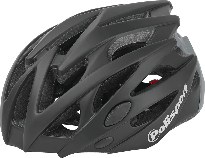 POLISPORT 8739100024 Twig Bike Helmet M 55-58 cm Black Grey Minimal Lightweight Bicycle Helmet - Image 1