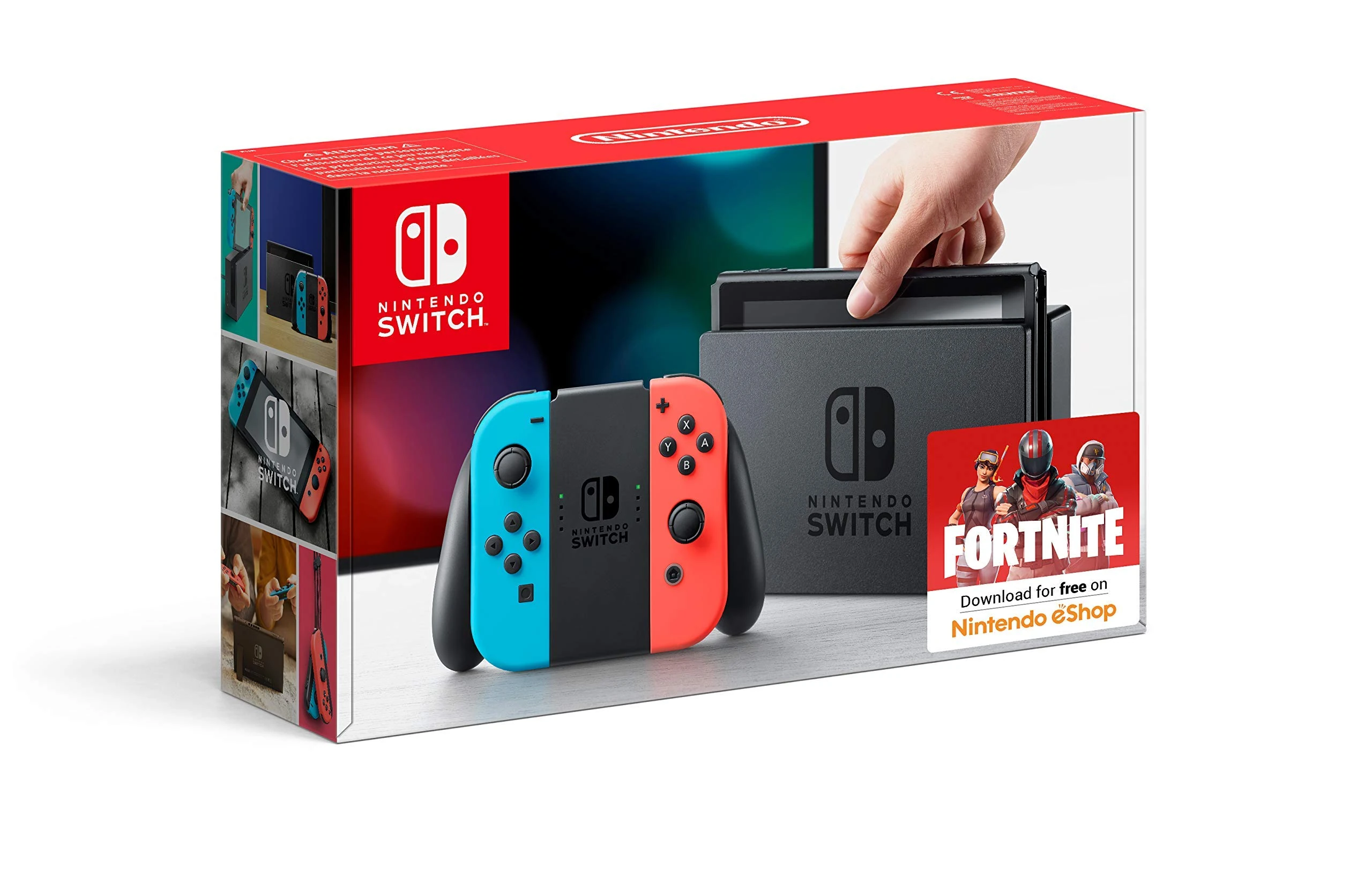 Nintendo Switch - Neon Red/Neon Blue (Renewed)