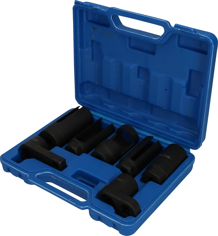 BRILLIANT TOOLS BT601020 Lambda Sensors and Sensor Socket Set | 7-Piece [Powered by KS Tools]