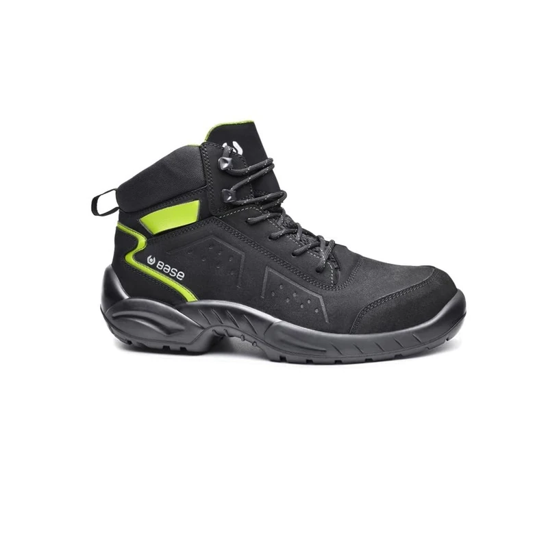 Base Protection B0177 Chester S3 Safety Shoe Black/Green, 43