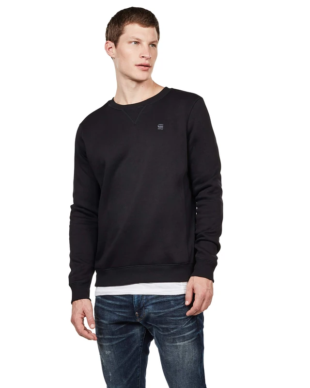 G-STAR Men's Premium Core Sweater, Black (dk black D16917-C235-6484), M