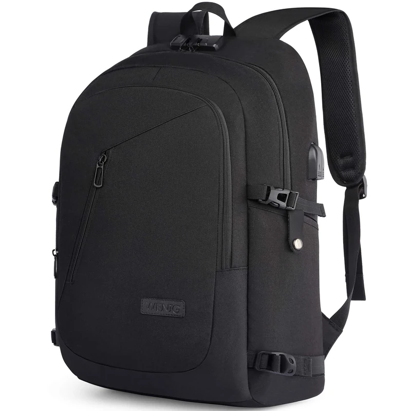 WENIG Laptop Backpack Business Travel Anti Theft Backpack for Men