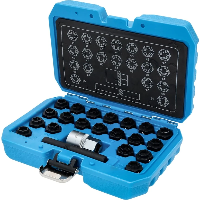 BRILLIANT TOOLS BT691050 Rim Lock Assortment for BMW 22 Pieces [Powered by KS Tools]