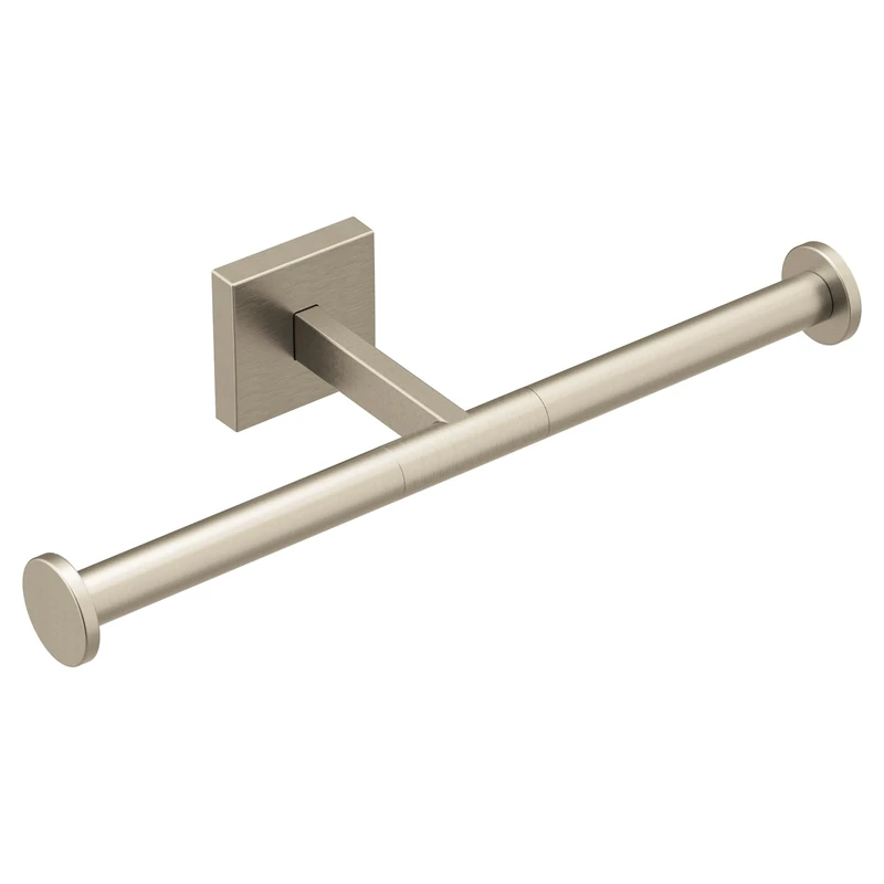 Moen BP1888BN Triva Double-Post Toilet Paper Holder, Brushed Nickel (BN)