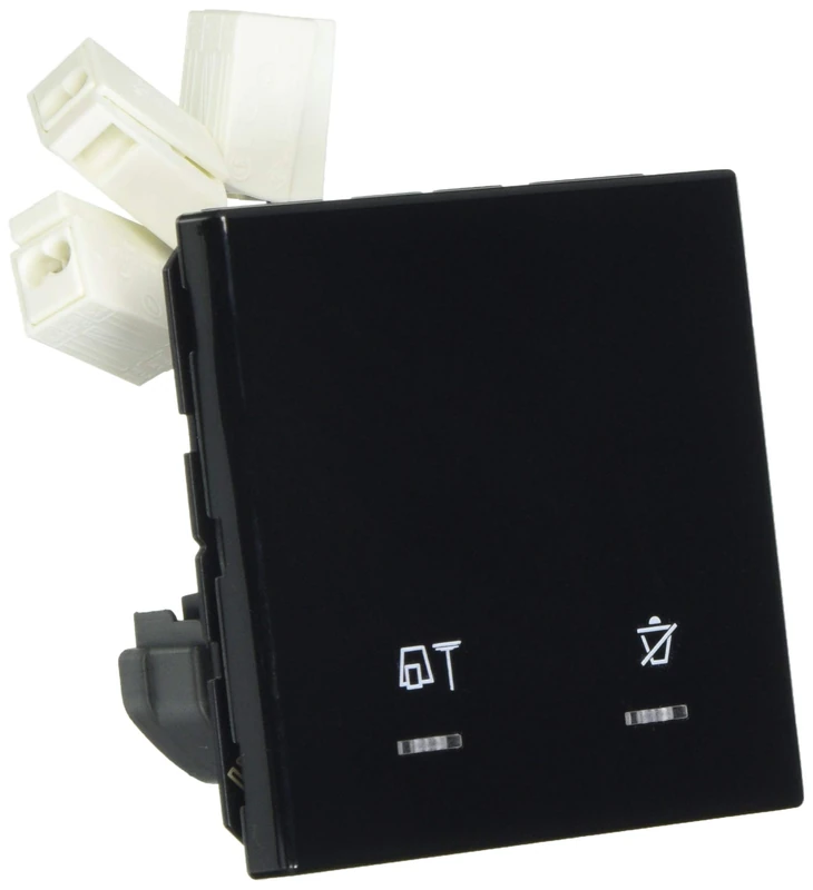 Hotel Plate with LED Device 230 V, Outdoor Room Black - Image 1