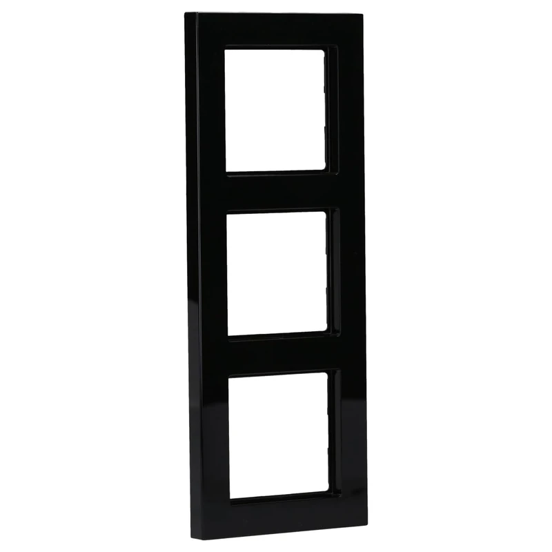 Jung A5583BFSW Triple Frame A 550 (Thermoplastic Shatter-Proof) Black Series A