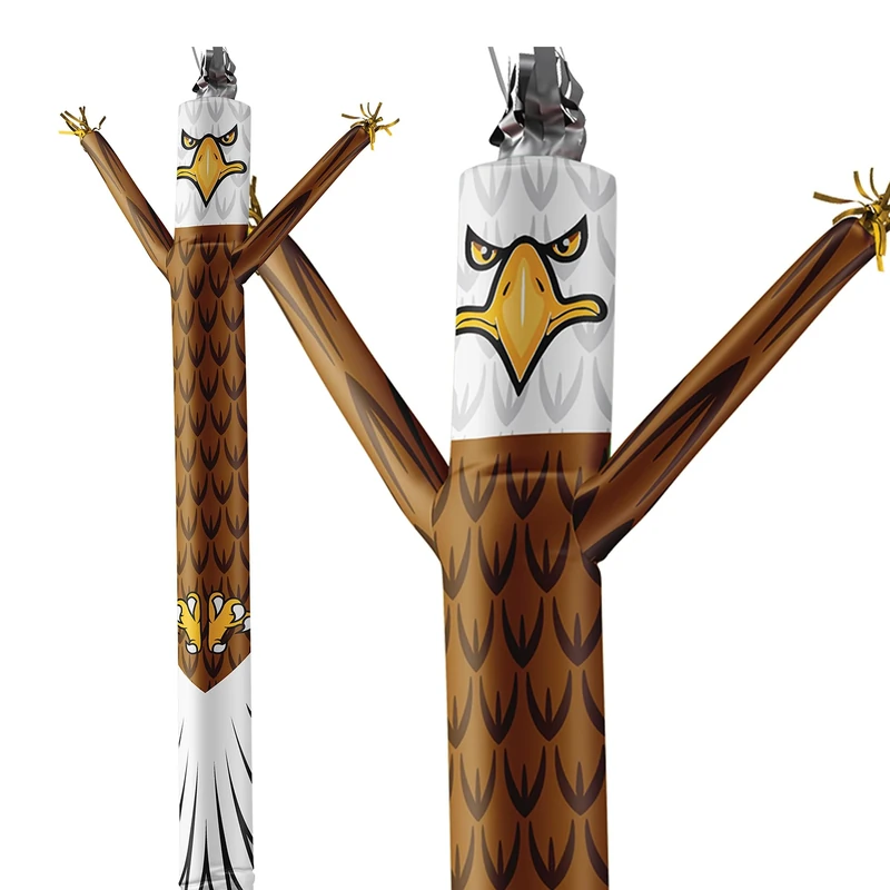 LookOurWay Eagle Mascot Character Animal Themed 20-Feet Tall Air Dancers Inflatable Tube Man Attachment (No Blower)