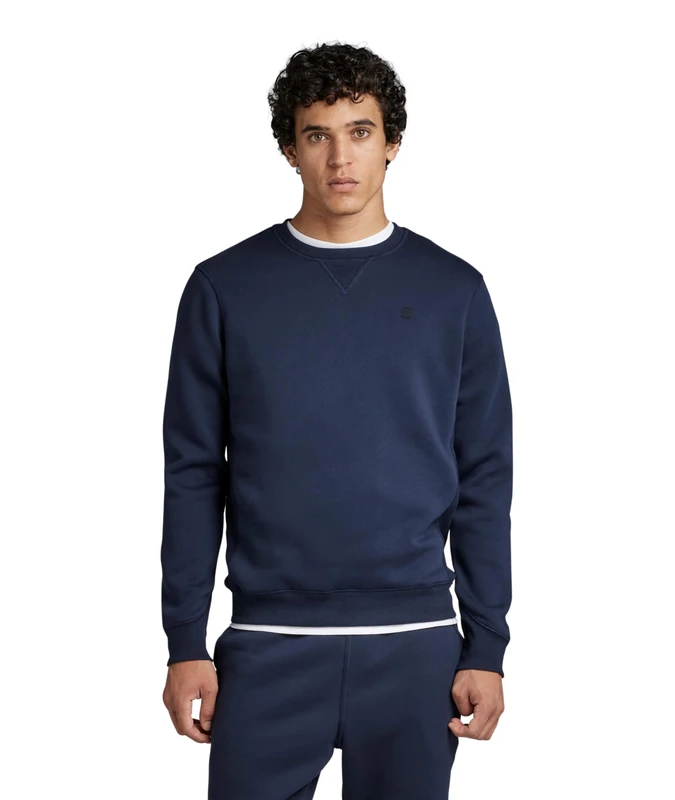G-Star Men's Premium Core Sweater, Blue (sartho blue D16917-C235-6067), XS