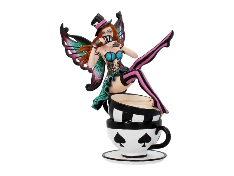 Nemesis Now B3317J7 Hatter 16cm Figurine, Resin, Teal, One Size