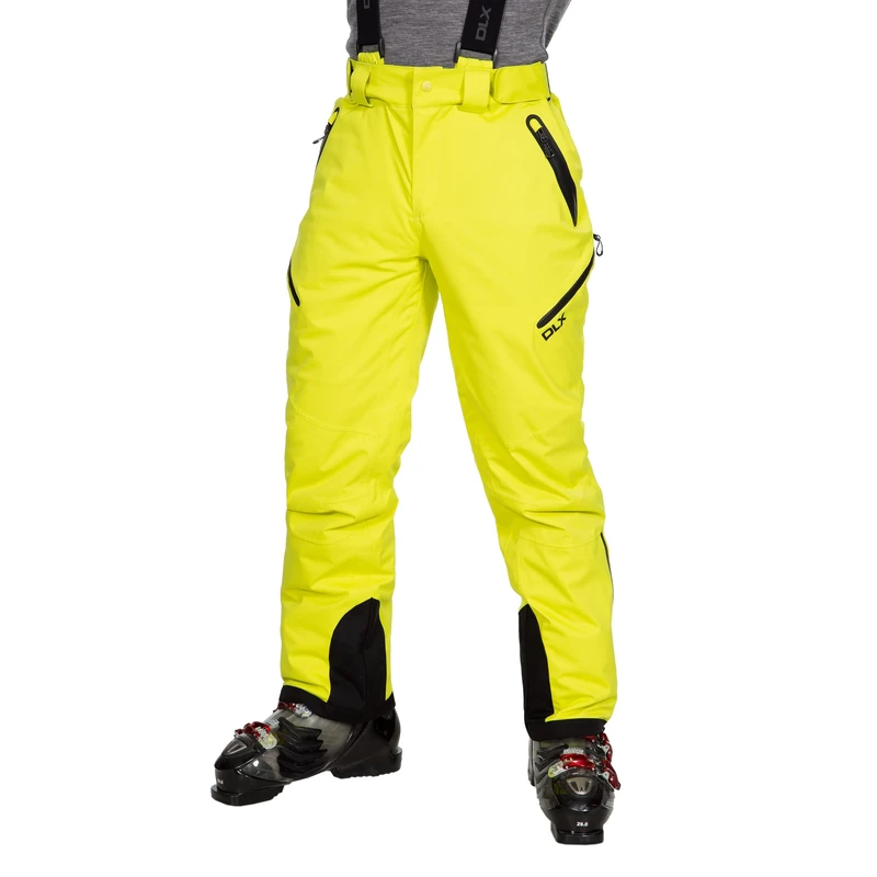 DLX Trespass Men Kristoff Waterproof Ski Trousers - Limeade, Small