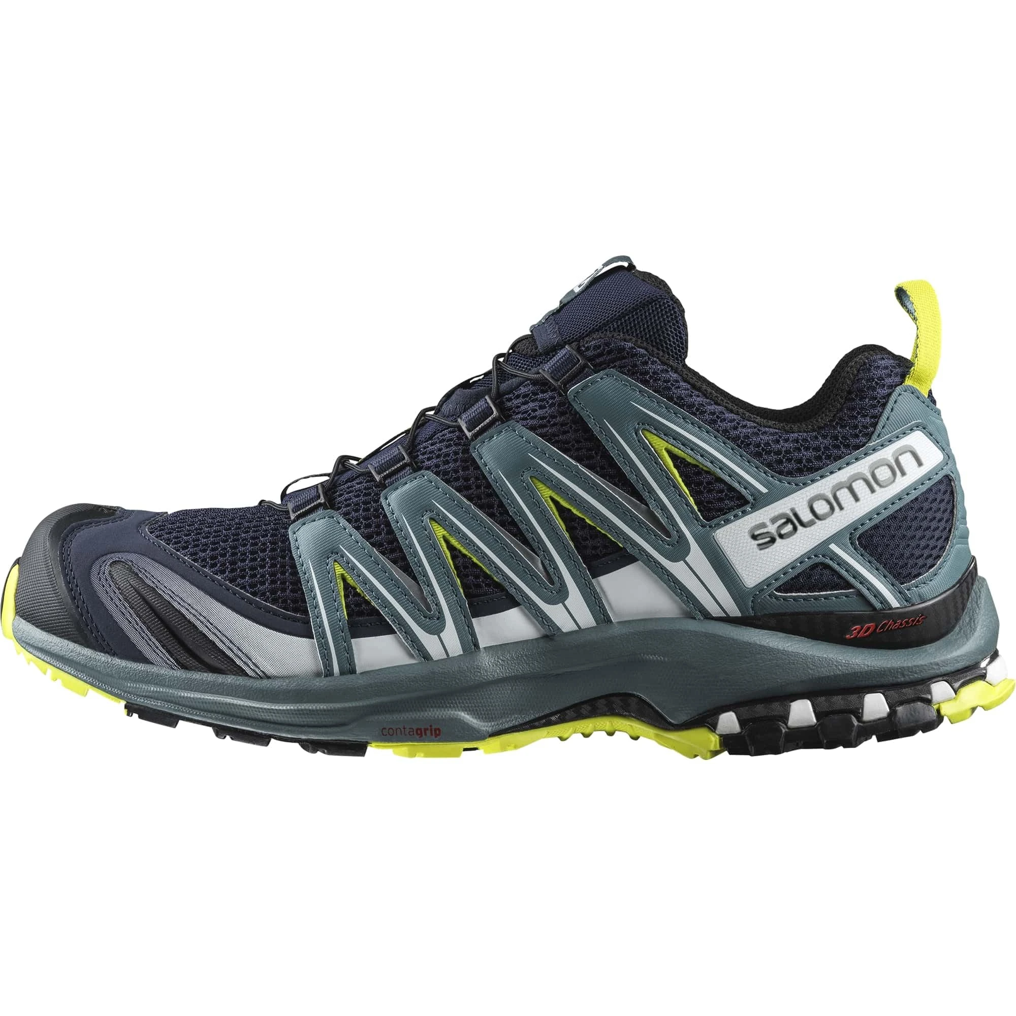 Salomon Xa Pro 3D, Men’s Trail Running Shoes, Blue (Navy Blazer/Hydro./Evening Primrose Navy Blazer/Hydro./Evening Primrose), 10 (44 2/3 EU)))