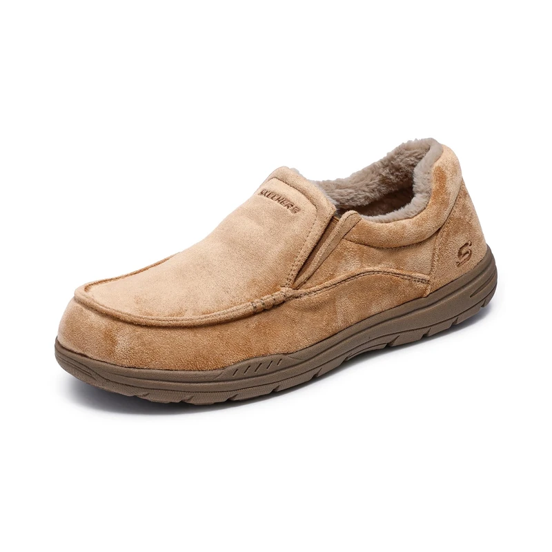 Skechers Men's Expected X Slipper, Tan, 7 UK