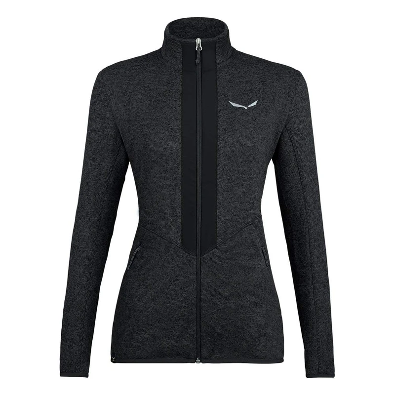 Salewa Rocca 2 Pl W Fleece, Black Out Melange, M, Female