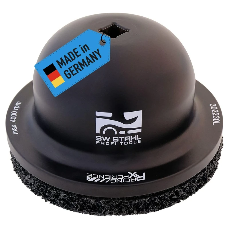 SW-Stahl 302230L Aluminium Wheel Hub Grinder Racing Experience I Made in Germany I Attachment for Impact Wrench I Wheel Hub Cleaner I Multitool Grinding Attachment