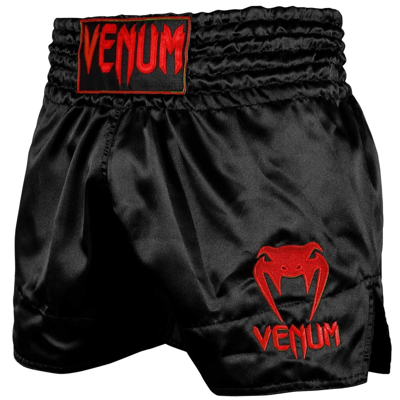 Venum, Classic Muay Thai Shorts, Men's, L, Black/Red
