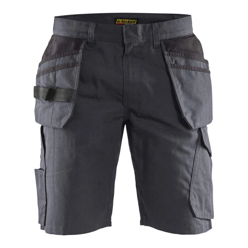 Blaklader 149413309699C62 Service Shorts with Nail Pockets, Medium Grey/Black, Size C62