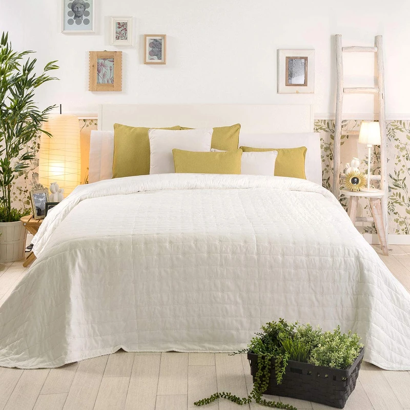 Sancarlos ANE Bouti Bedspread, Cream, Bed 90