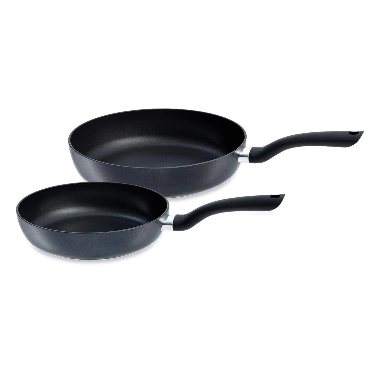 Fissler Cenit/ 2-piece pan set (Ø 24 cm, Ø 28cm) coated aluminum pans, non-stick pan