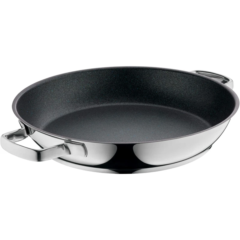 WMF Permadur Advance Serving/Frying Pan, Induction, 32 cm Stainless Steel Pan, Cromargan, Stainless Steel Coated, Oven-Proof