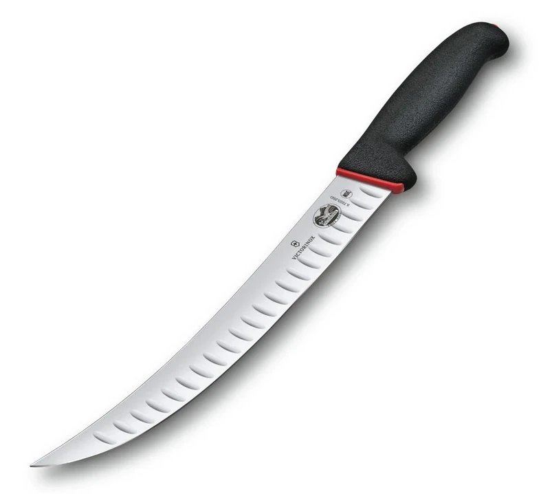 Victorinox 5.7223.25D Dual Grip, Slaughter Knife, 25cm, Black/red