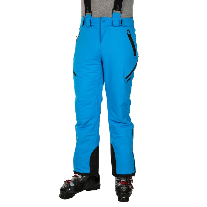 Trespass DLX Mens Ski Trousers Waterproof Windproof Pants Salopettes Kristoff Vibrant Blue