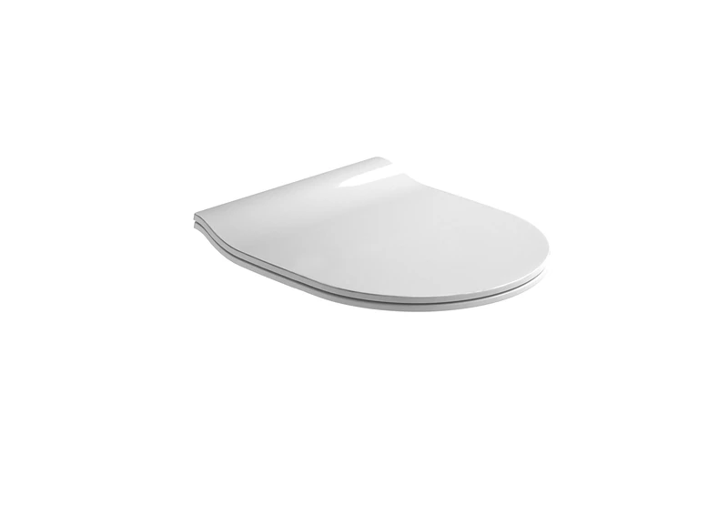 GALA G5166401 Emma Collection Slim Seat and Cover, White Finish (Ref 51664), Urea, 38 x 5 x 43.8 cm - Image 1